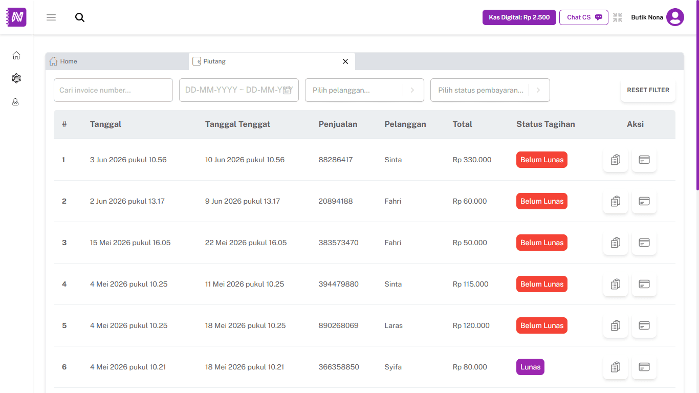 Pengelolaan Utang Supplier & Piutang Pelanggan