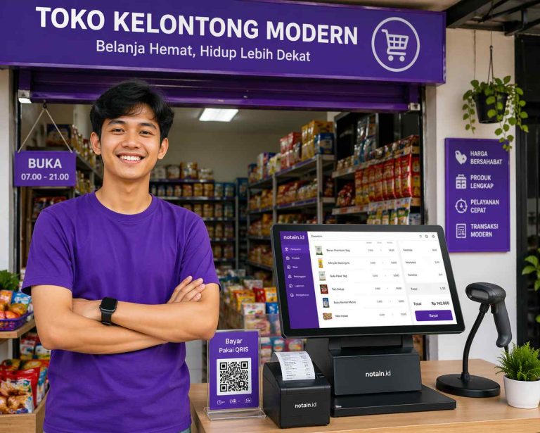 cara membuat toko kelontong modern
