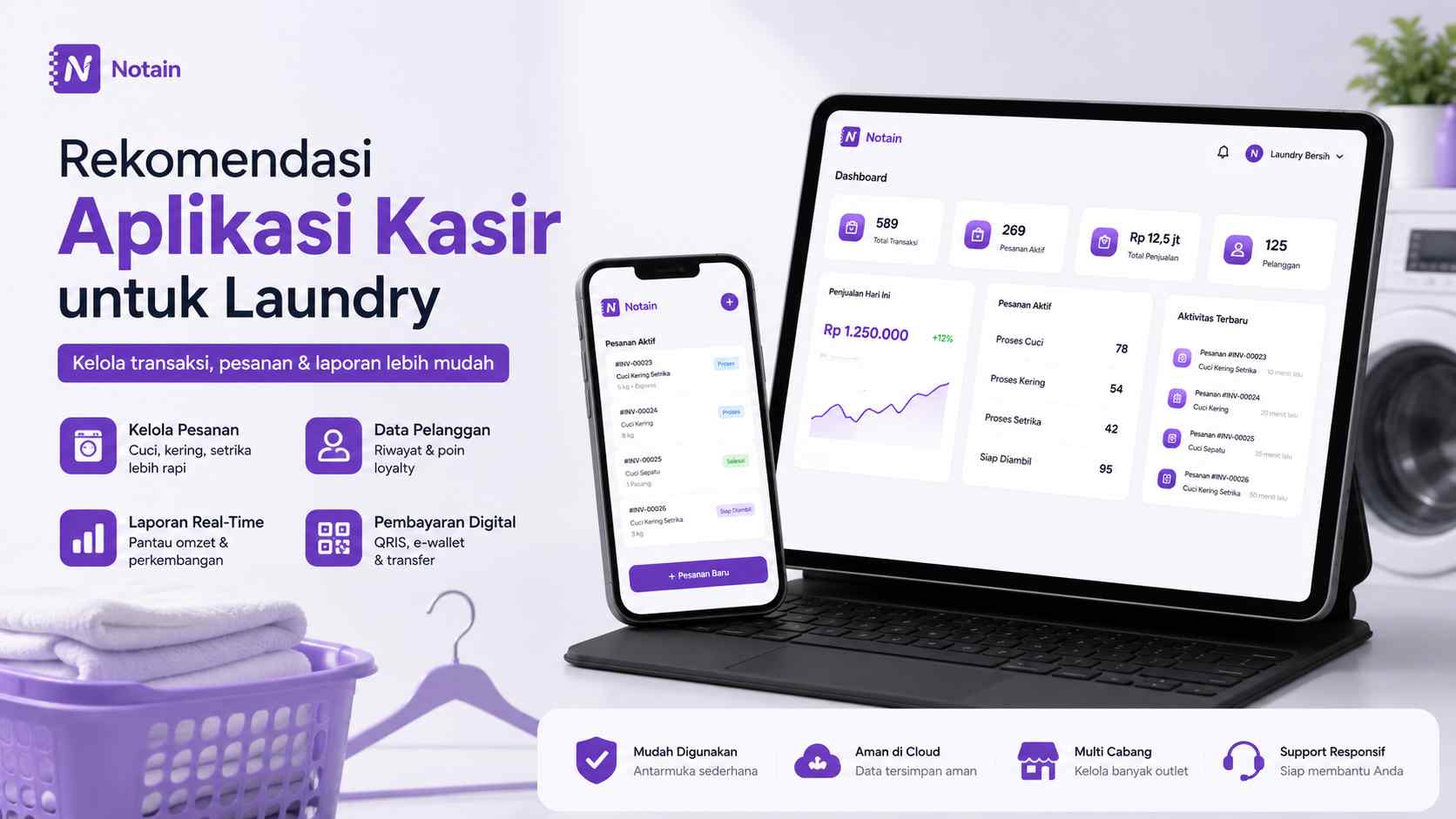 Aplikasi Kasir untuk Laundry