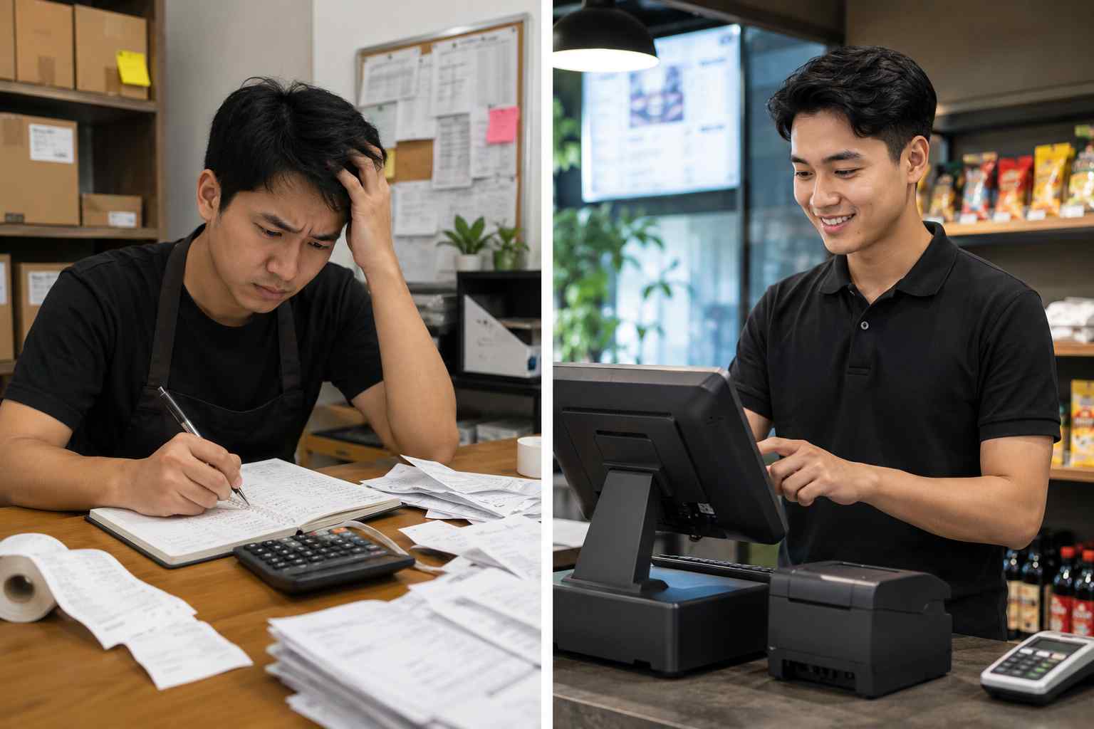 Perbedaan Penggunaan Aplikasi Kasir vs Manual