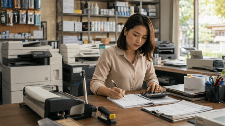 Modal usaha fotocopy dengan mesin dan perlengkapan untuk memulai bisnis