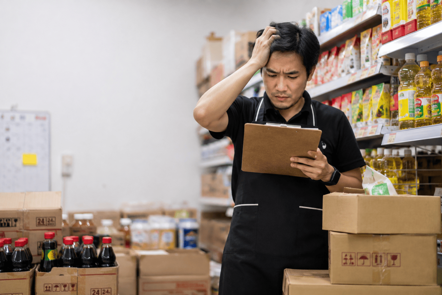 Pemilik toko menemukan stok tidak sesuai dengan data