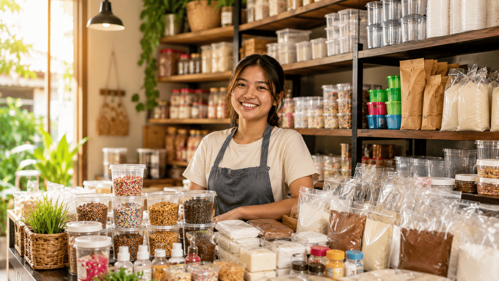 Modal usaha toko plastik dan bahan kue untuk memulai bisnis