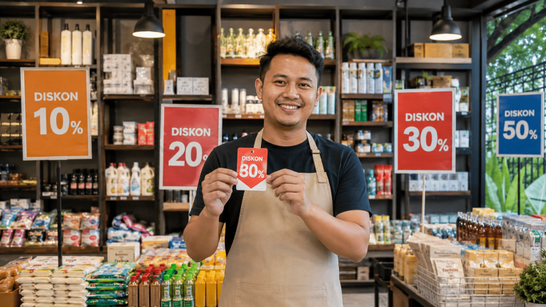 cara menghitung diskon harga produk dengan rumus sederhana